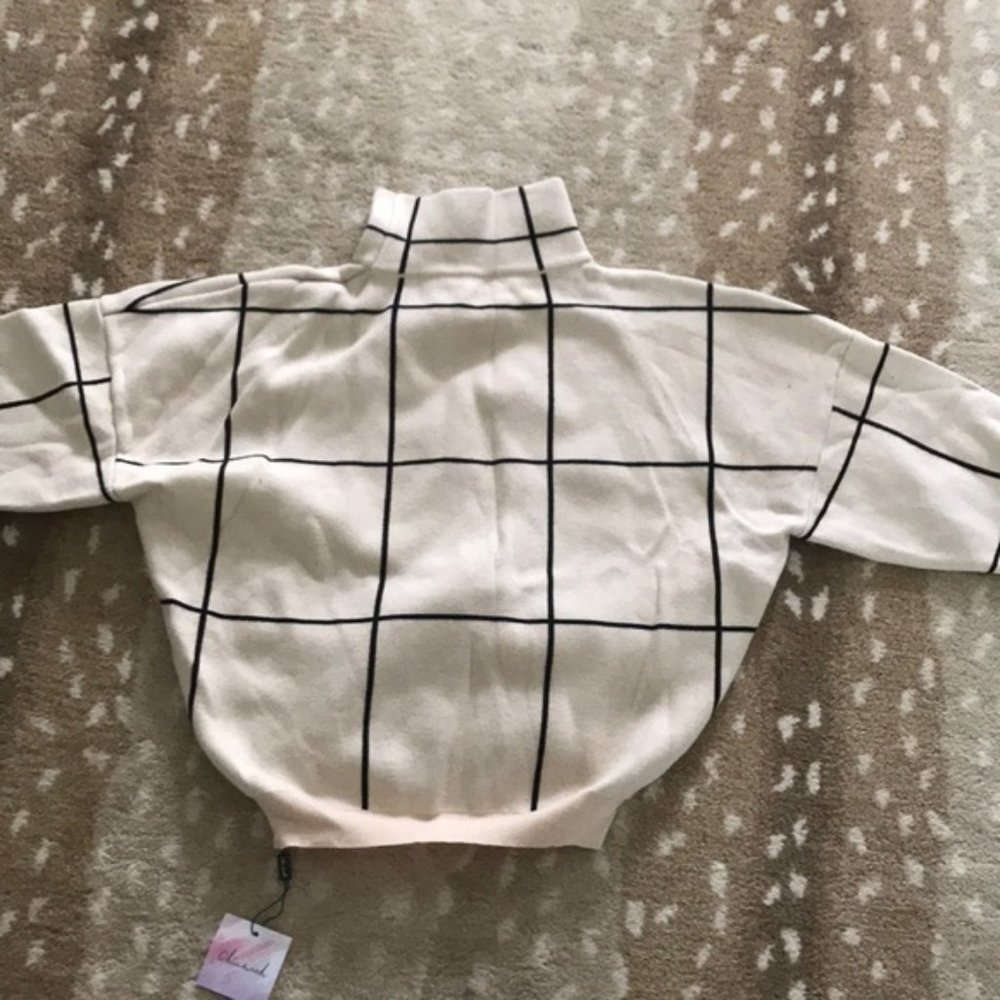 chicwish grid sweater